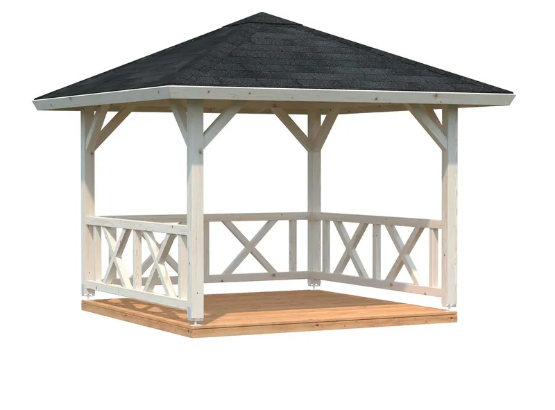 Palmako Betty Paviljong 9 m², utan golv, obehandlad
