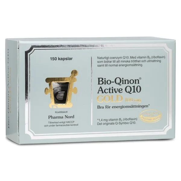 Pharma Nord Bio-Qinon Active Q10 Gold 100 mg 150 kapslar