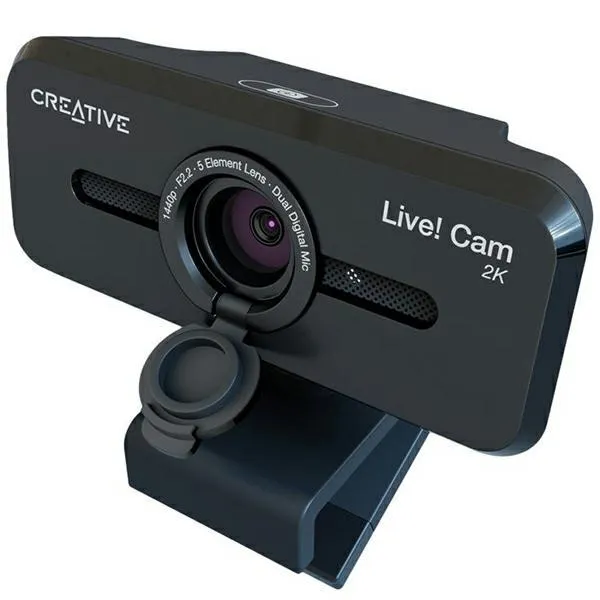 Creative Webbkamera QHD Sync V3 2K - Svart