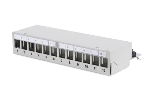 DIGITUS 12-Port Desktop Modular Patch Panel