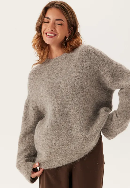 Slfgabriella Ls Knit New O-nec (#1116)