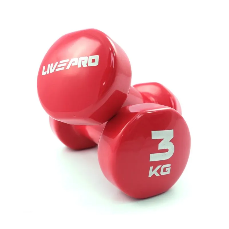 Livepro Colored Studio Hantlar (2 st) - 3kg