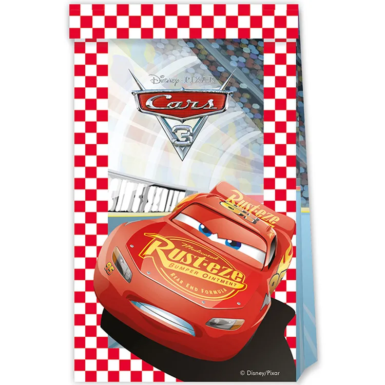 Cars / Bilar Papperspåse 4-pack