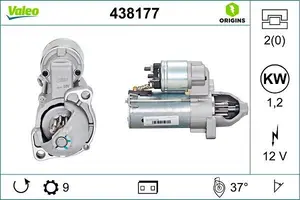 Startmotor VALEO 438177