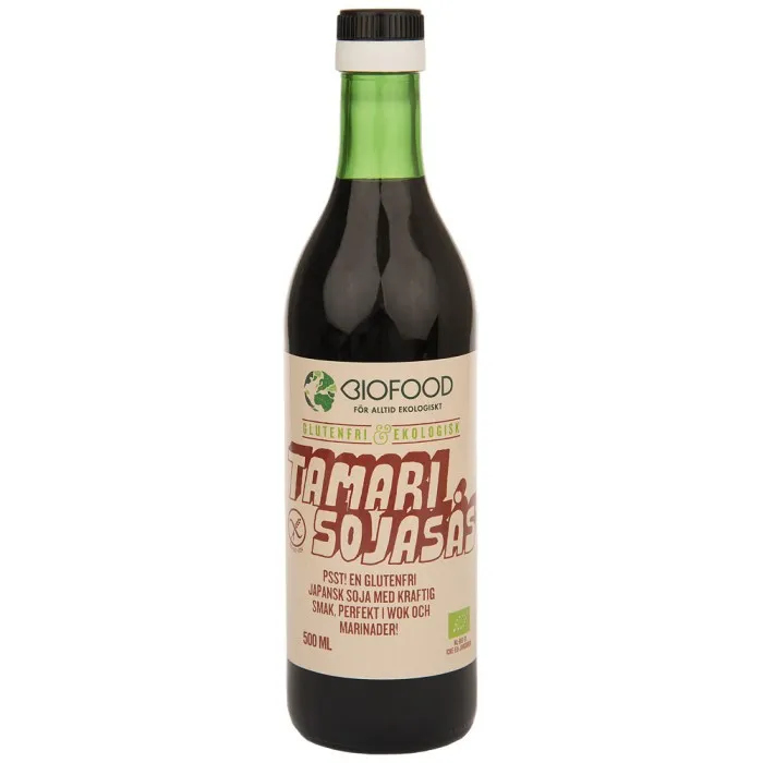 Biofood Glutenfritt Japansk Tamari Sojasås 500 ml