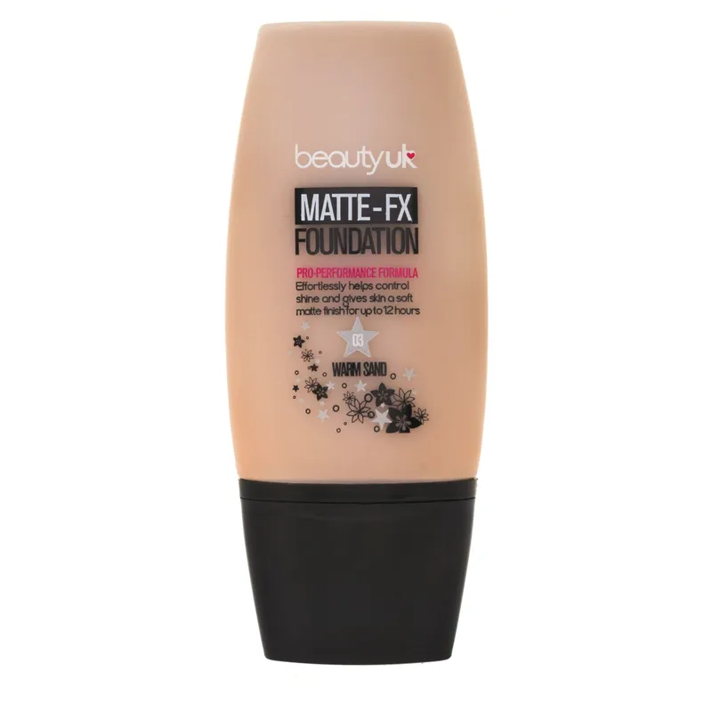 BeautyUK Beauty UK Matte FX Foundation - No.3 Warm Sand