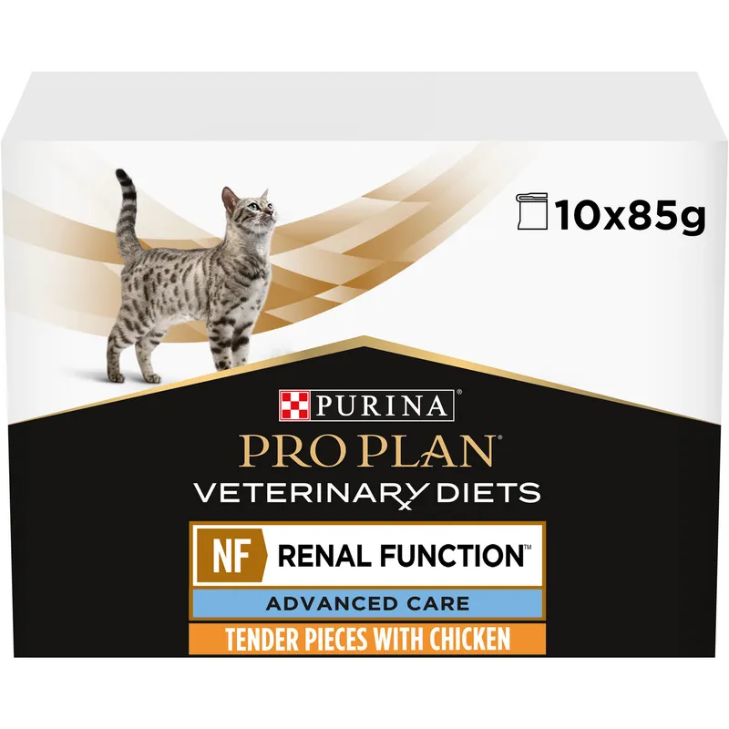 Purina Pro Plan Veterinary Diets Feline NF Renal Function Advanced Care Chicken 10×85 g