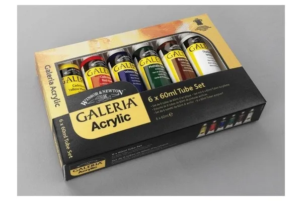 Akrylfärg Galeria 6×60 ml Winsor & Newton
