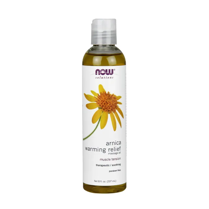 NOW - Arnika Lugnande Massageolja, 237 ml