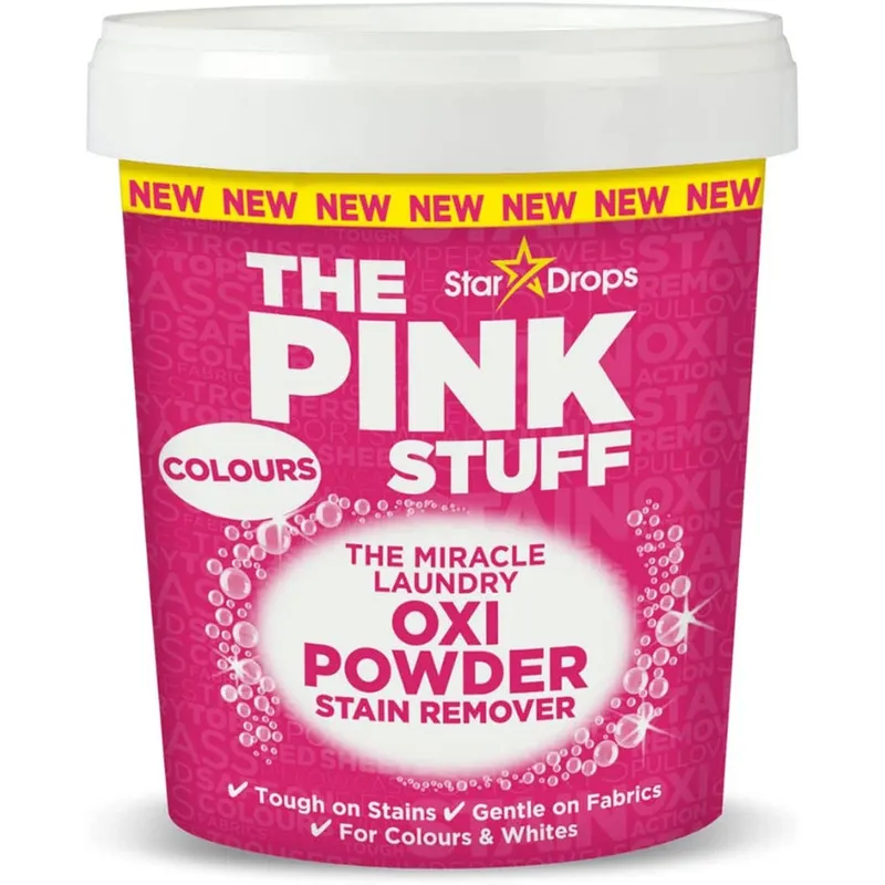 The Pink Stuff Miracle Laundry Oxi Powder Stain Remover Colours – 1000 g