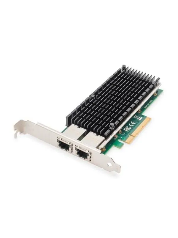DIGITUS - network adapter - PCIe - 10 Gigabit Ethernet x 2