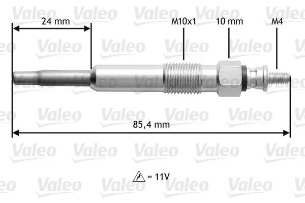 Glödstift VALEO 345105