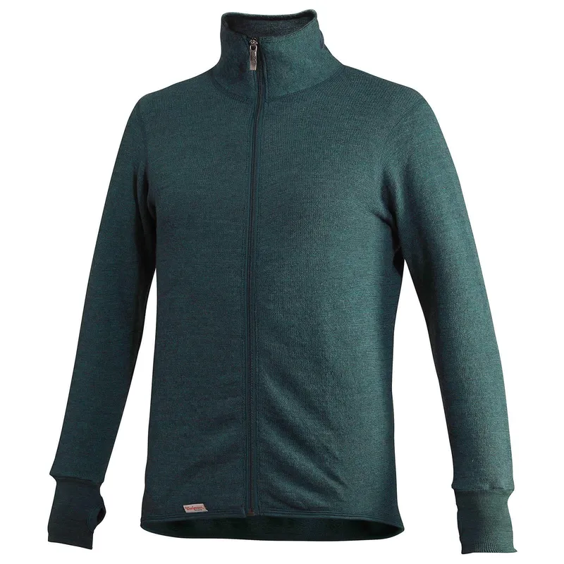Woolpower Full Zip Jacket 400 Forest Green