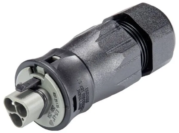 Wieland Rst25i3 plug male 3-pol 250v/32a 0.75-6mm2 ø=13-18mm grey