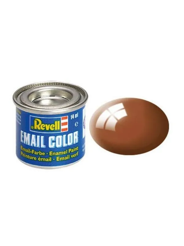 Gloss ”Mud Brown” – 80 – RAL 8003 – Emaljfärg – Revell