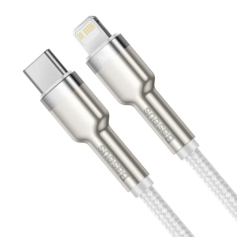 Baseus Cable USB-C to Lightning Legend Series PD 20W 1 m (White)