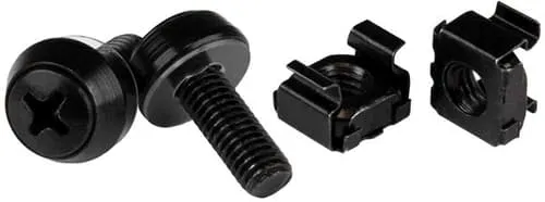 StarTech.com M6 x 12mm - Screws and Cage Nuts - skruv