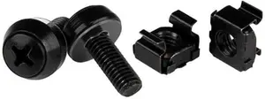 StarTech.com M6 x 12mm - Screws and Cage Nuts - skruv