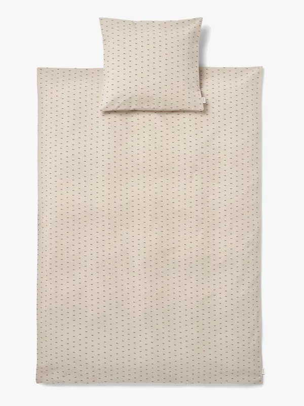LIEWOOD Carmen Bäddset 70×100 Spjälsäng, Double Dot/Silver Lining