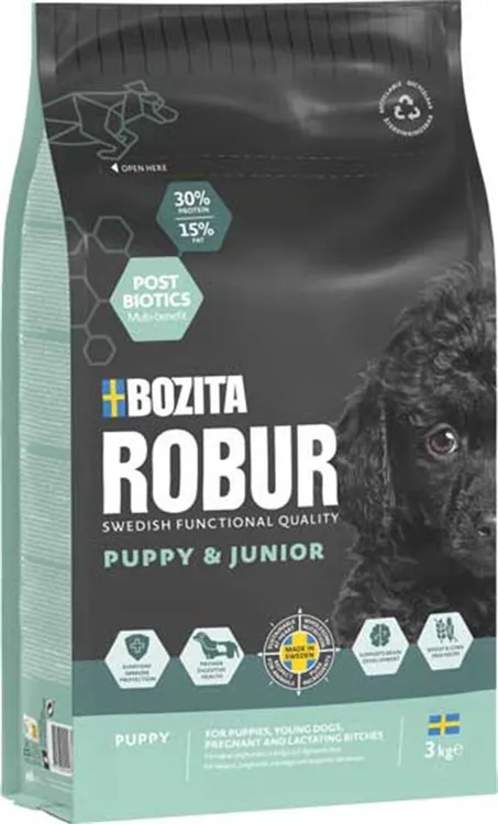 Bozita Robur Puppy & Junior Torrfoder till Valp (#4331)