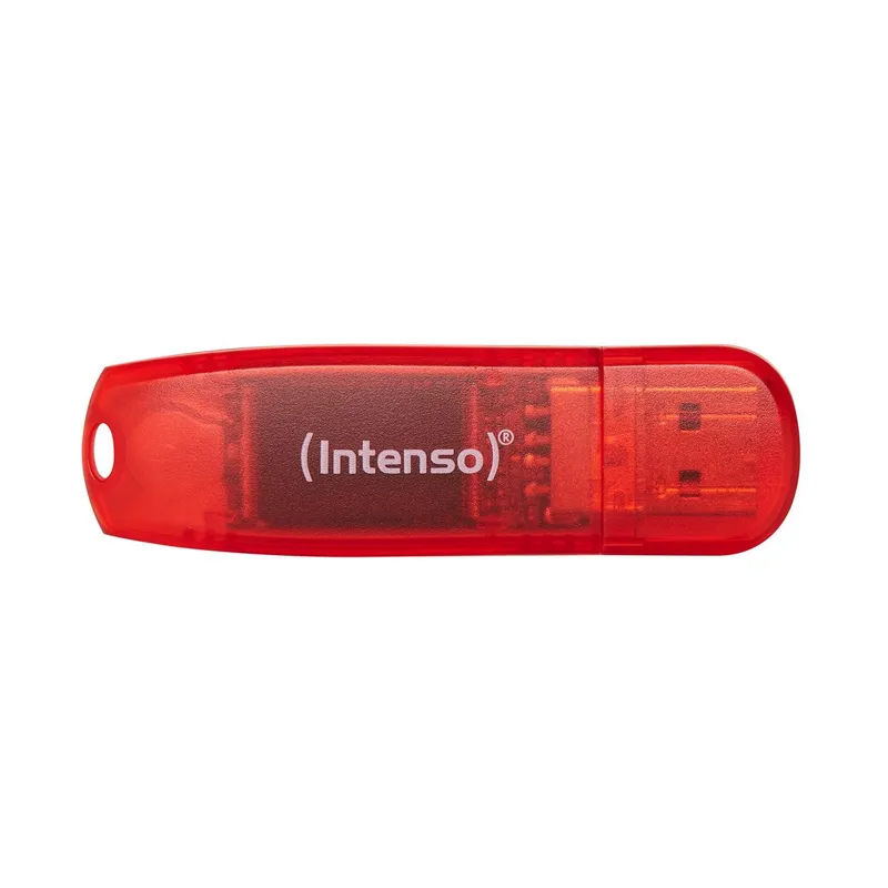 Intenso Rainbow Line USB Drive – Röd – 128GB – USB-minne