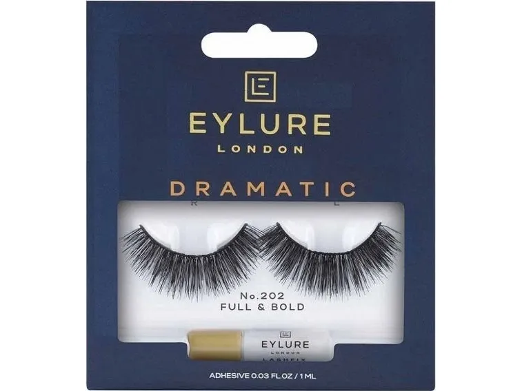 EYLURE_Naturalite Strip Eyelashes Dramatic artificial eyelashes with glue theatrical effect 202