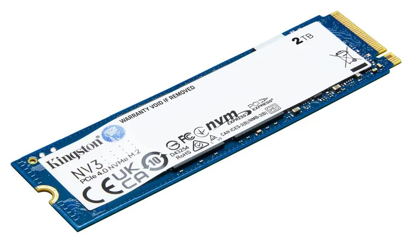 Kingston NV3 SSD - 2TB - PCIe 4.0 - M.2 2280