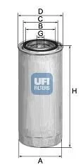 Bränslefilter UFI 24.155.00