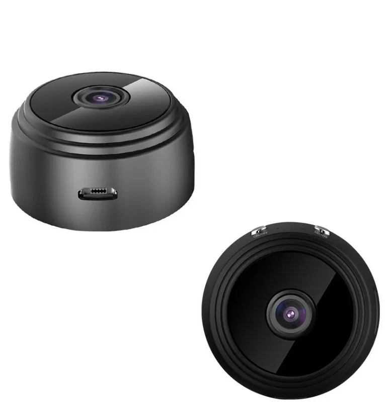 Mini WIFI övervakningskamera / Spy Camera – Superliten spionkamera med 1080p HD och 150 graders vidvinkel, magnetfäste
