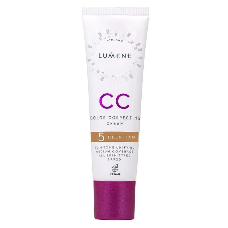 Köp 2 få 25% | Lumene CC Color Correcting Cream 5 Deep Tan SPF20 30ml