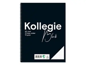 Kollegieblock FW A5 70g 70bl rut oh 5st