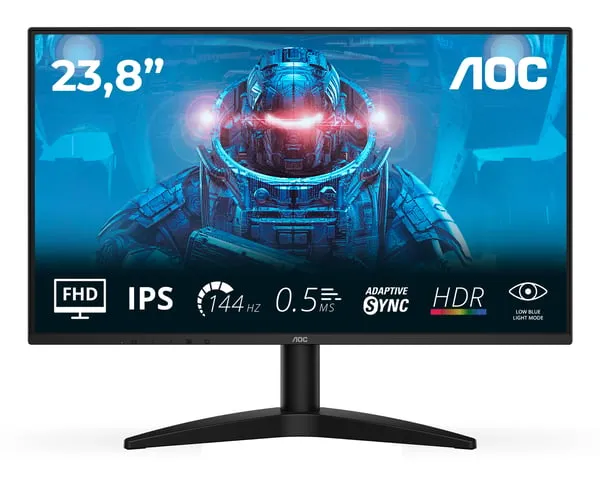 AOC B3 24B36X platta pc-skärmar 60,5 cm (23.8″) 1920 x 1080 pixlar Full HD LED Svart