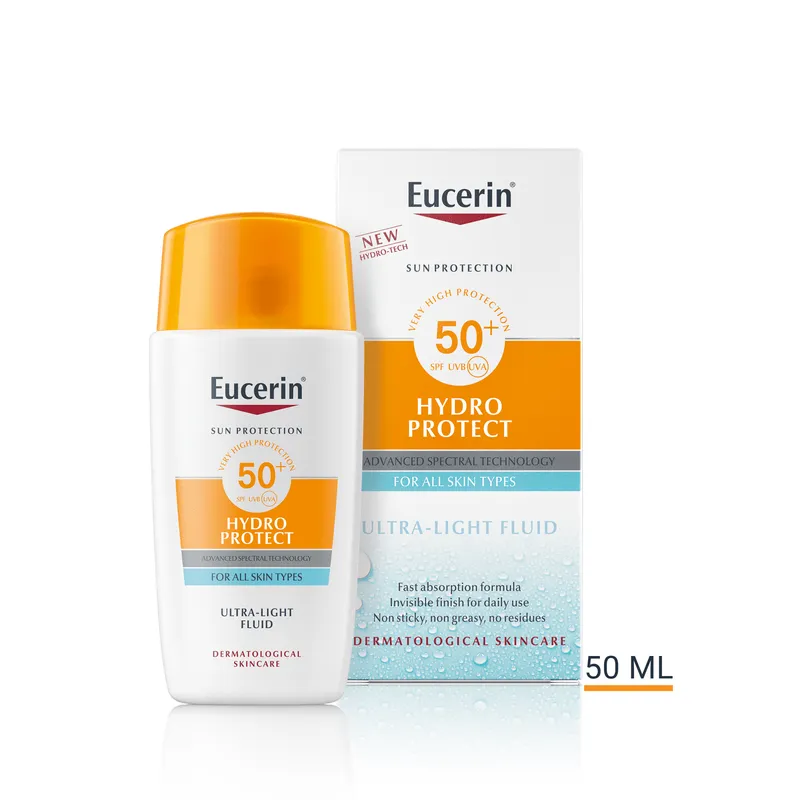 Eucerin Sun Face Hydro Protect Ultra Light Fluid SPF50+ 50 ml