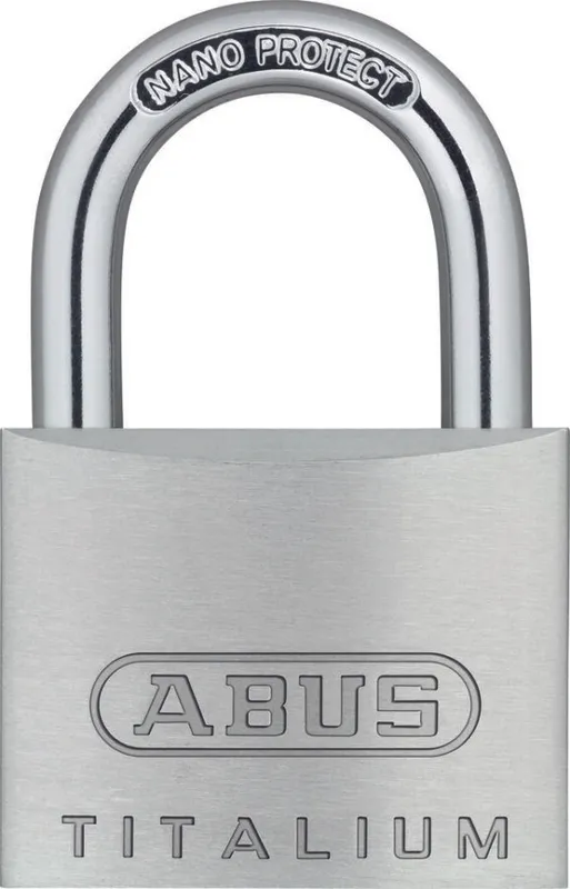 ABUS 64TI/40 Hänglås 40 mm, lika låsning, titalium