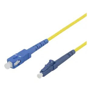 DELTACO Fiberkablage, LC - SC, 9/125, OS1/2, singlemode, LSZH, 3m