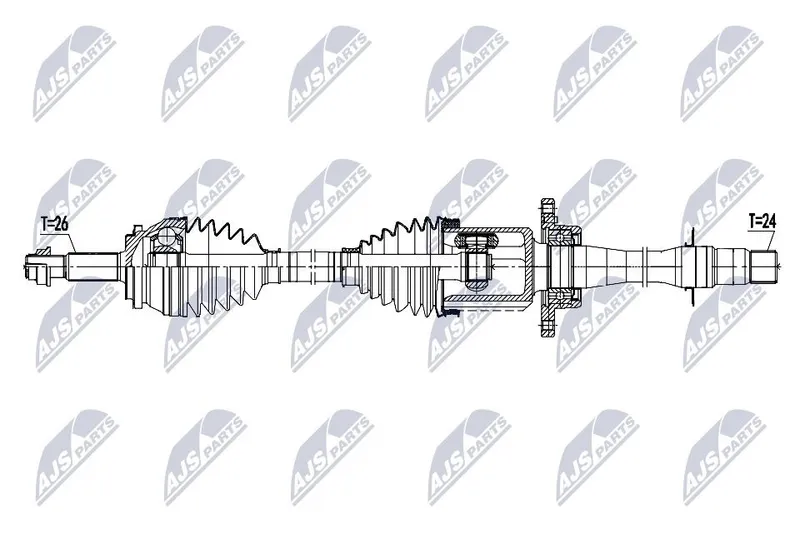 Drivaxel NTY NPW-TY-236