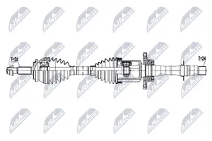Drivaxel NTY NPW-TY-236