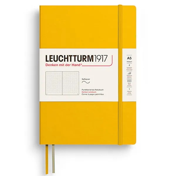 Anteckningsbok A5 Soft Prickad Sunflower Leuchtturm1917