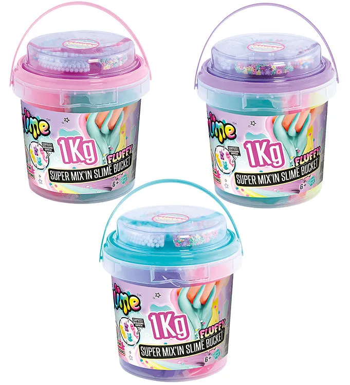 So Slime Gör-det-själv-Slim – Super Mix i Slime Bucket – Blandat