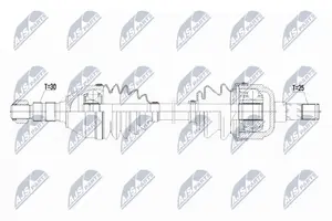 Drivaxel NTY NPW-PL-073