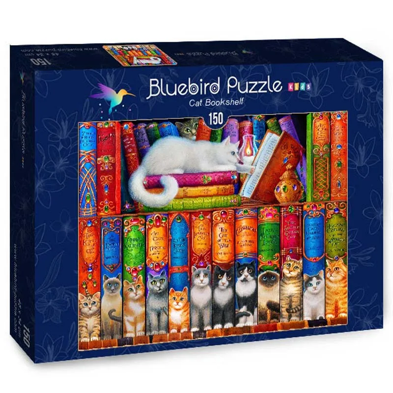 Kids Pussel – Kattbokhyllan 150 bitar