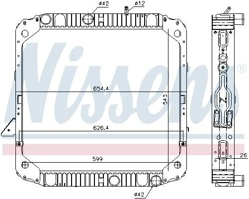 Kylare NISSENS 62743