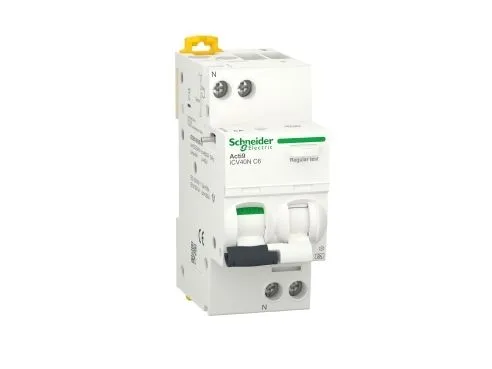 Schneider Electric Acti9 Combination switch iCV40N 1P+N 10A B 30mA 6kA at A 36 mm