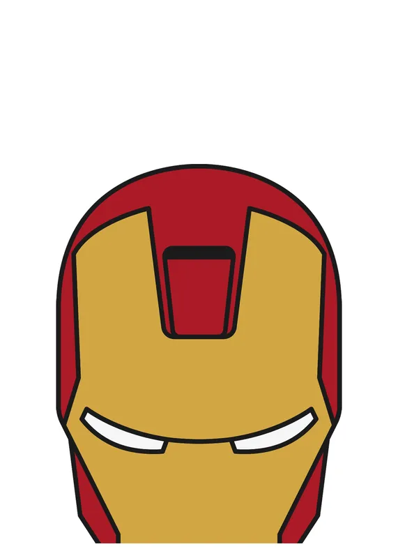 AFFISCH - IronMan Mask