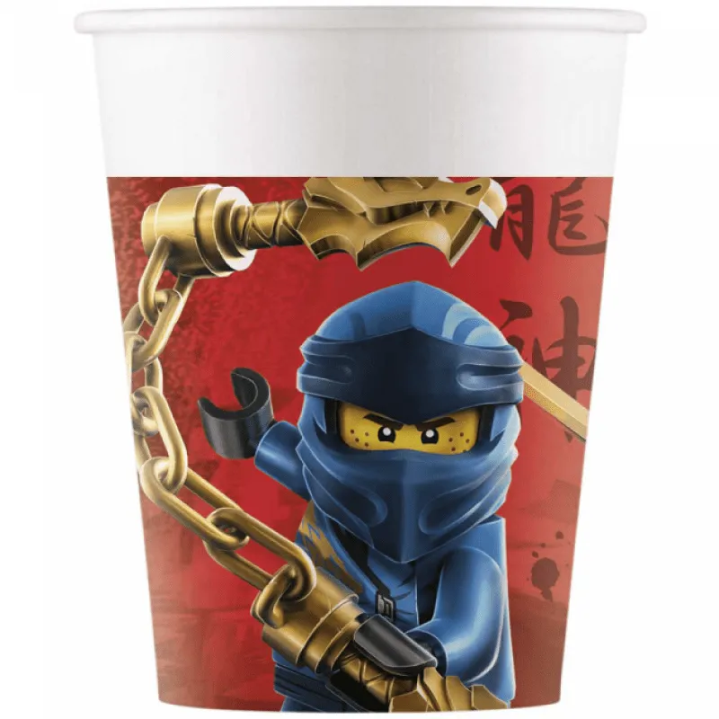 Pappmuggar Lego Ninjago 8-pack