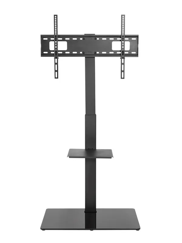 Alterzone Slim 7g stativ med glasbas för 37″-70″ TV, svart - Max 40 kg - recommended for