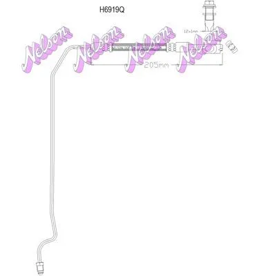 Bromsslang KAWE H6919Q