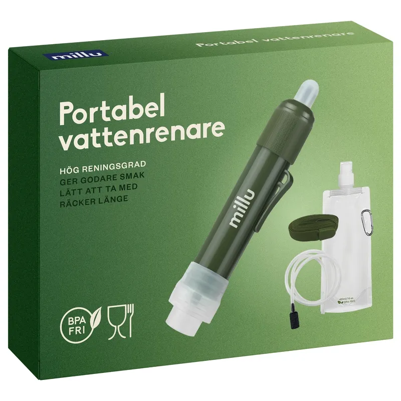 Millu portabel vattenrenare 1 st