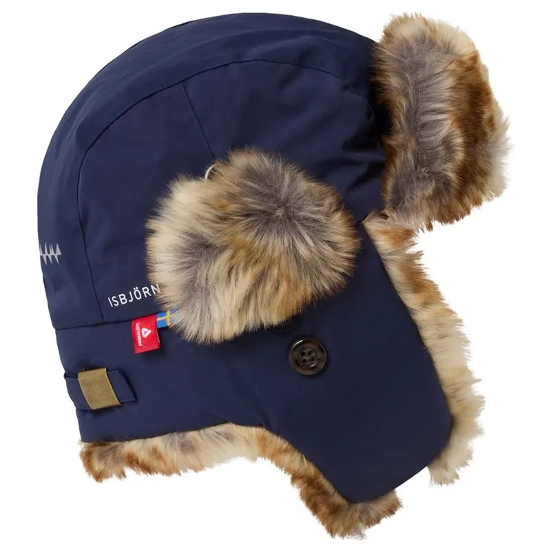 Isbjörn of Sweden Kids’ Squirell Winter Cap Navy (#3691)