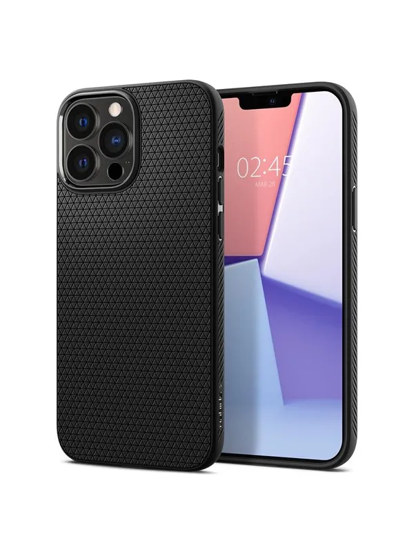 Spigen Liquid Air - matte black - iPhone 13 Pro Max